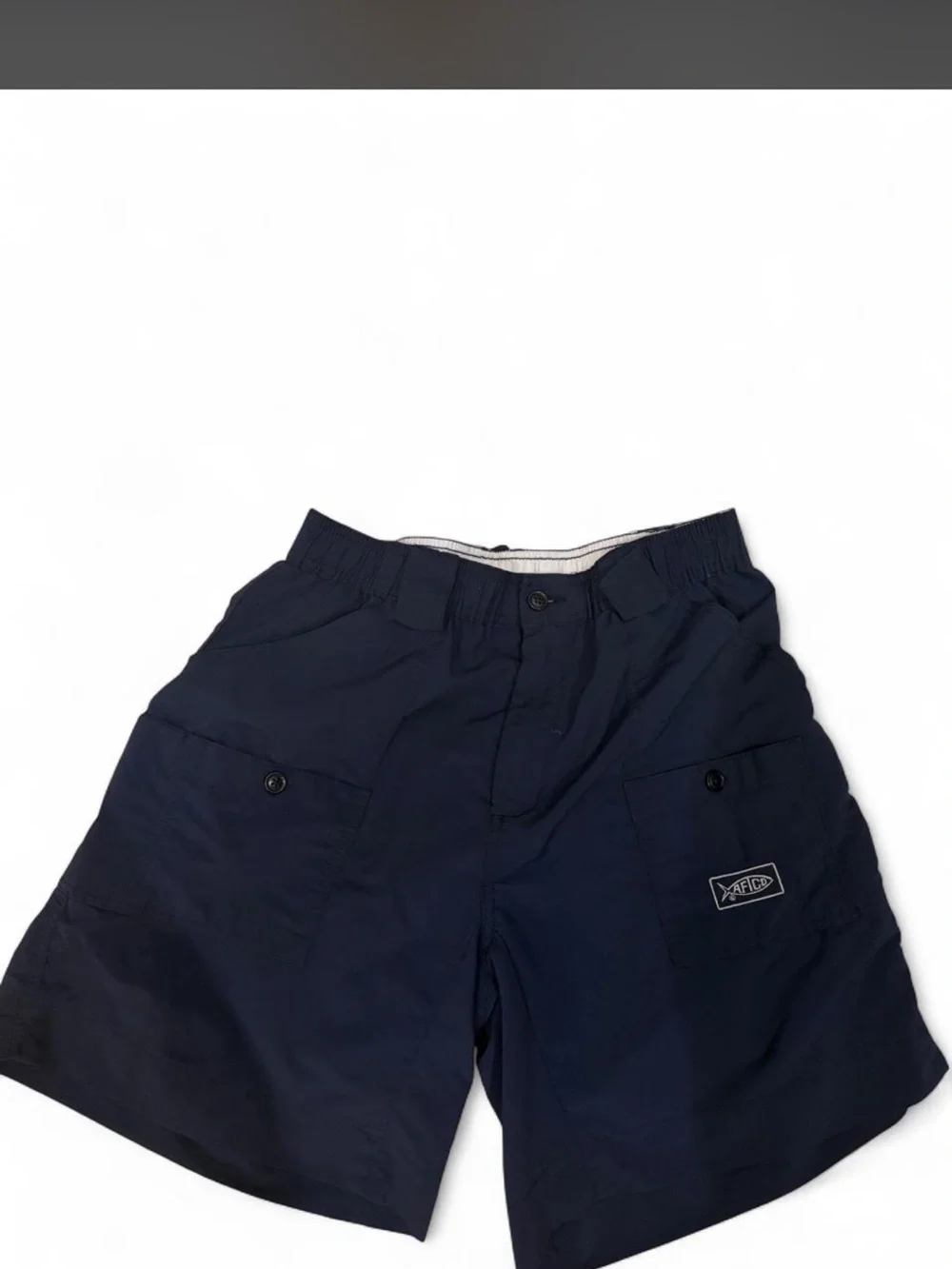 AFTCO Men's Navy Cargo Shorts